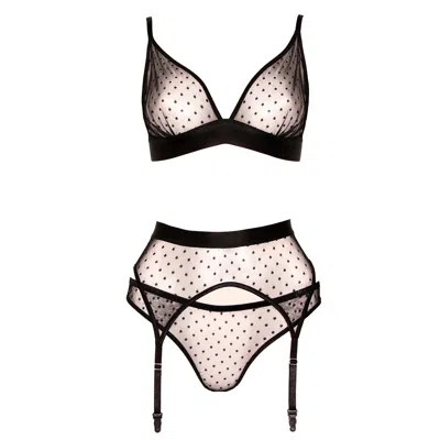 La Musa Flirt Lingerie Set In Black