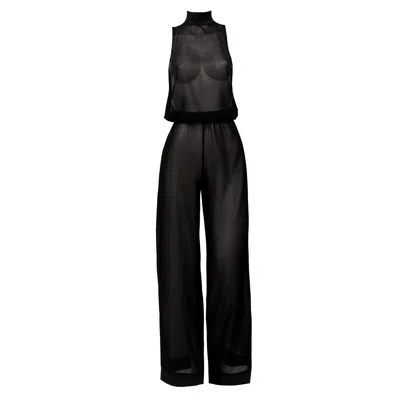 La Musa Women's Black Soul Jumsuit