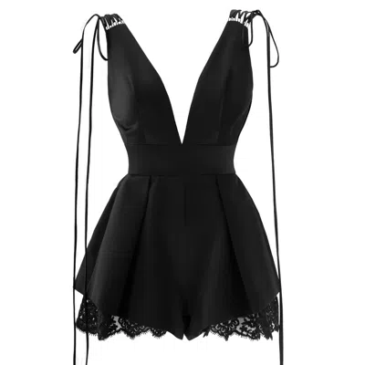 La Musa Women's Black Victory Jumpsuit