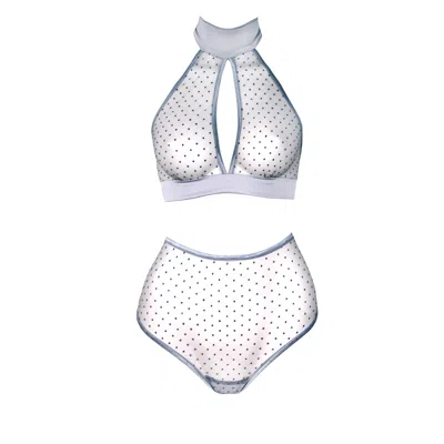 La Musa Renaissance Lingerie Set In Grey