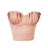 La Musa Women's Pink / Purple Peach Mermaid Set In Pink/purple