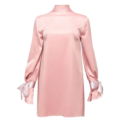 La Musa Pearl Dress In Pink