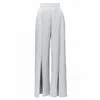 La Musa Women's Silk Step Pants Grey In Grey