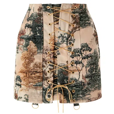 La Musa Women's Tuscany Skirt In Multi