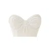 La Musa Women's White Kolos Corset In White