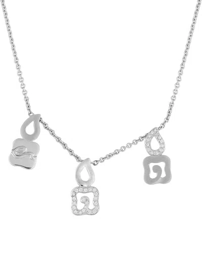 Pre-owned La Nouvelle Bague Dnu Dupe Skus  18k 0.33 Ct. Tw. Diamond Necklace (authentic Pre-loved) In Metallic