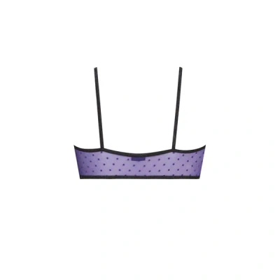 La Nouvelle Brassière Triangle À Fines Bretelles In Purple