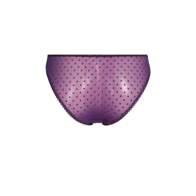 La Nouvelle Culotte À Pois In Purple