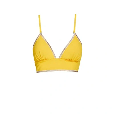 La Nouvelle Haut De Maillot Ambre In Jaune