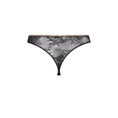 La Nouvelle Slip Brésilien En Dentelle In Black
