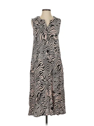 Pre-owned La Palapa Casual Dress In Gray