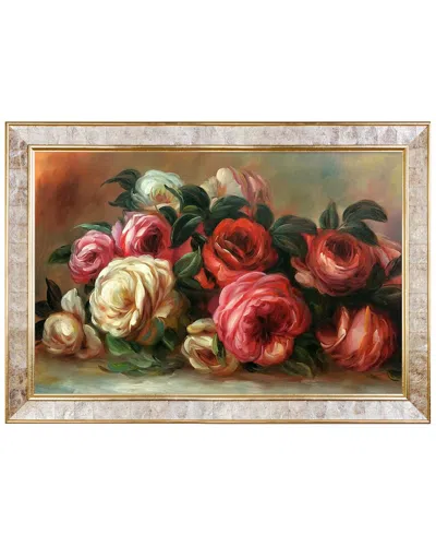 La Pastiche Discarded Roses By Pierre-auguste Renoir Wall Art In Multi