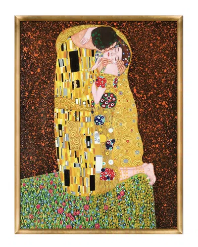 La Pastiche The Kiss (full View) By Gustav Klimt Wall Art In Multi ...