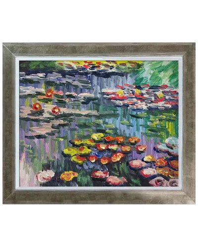 La Pastiche Water Lilies (pink) By Claude Monet Wall Art In Multi