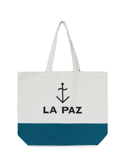 La Paz Logo-print Tote Bag In Black