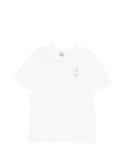 La Paz Logo-print T-shirt In White
