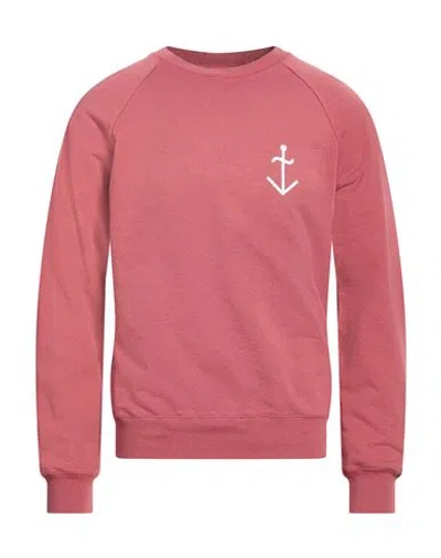 La Paz Man Sweatshirt Antique Rose Size L Cotton In Red