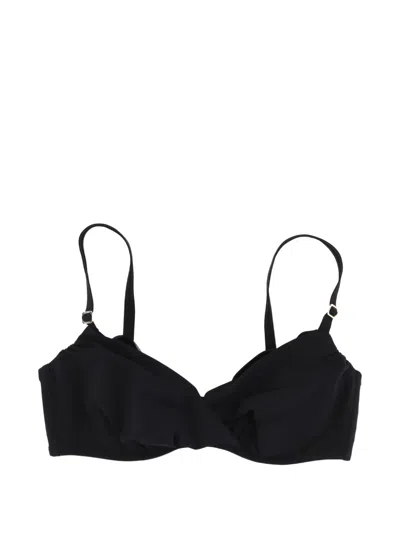 La Perla Adjustable-strap Bikini Top In Blue