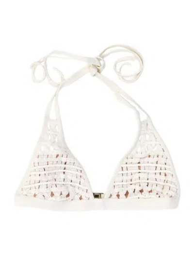 Pre-owned La Perla Braided Accents Top In Neutral