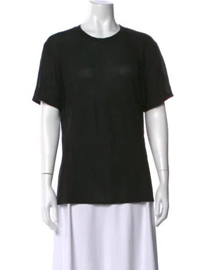 Pre-owned La Perla Crew Neck Short Sleeve T-shirt In Black