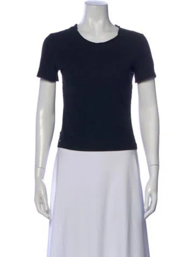 Pre-owned La Perla Crew Neck Short Sleeve T-shirt In Blue