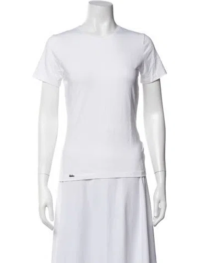 Pre-owned La Perla Crew Neck Short Sleeve T-shirt In White