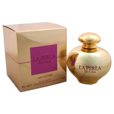 La Perla Divina By  Edt Spray Gold Edition 2.7 oz (80 Ml) (w) In Transparent