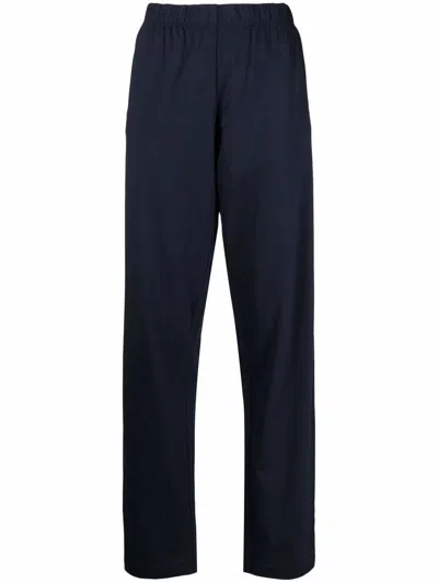 La Perla High-waisted Pajama Bottoms In Blue