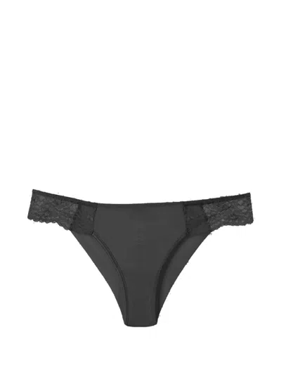 La Perla Lace-detail Briefs In Black