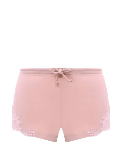 La Perla Lace-detail Drawstring Pyjama Bottoms In Pink