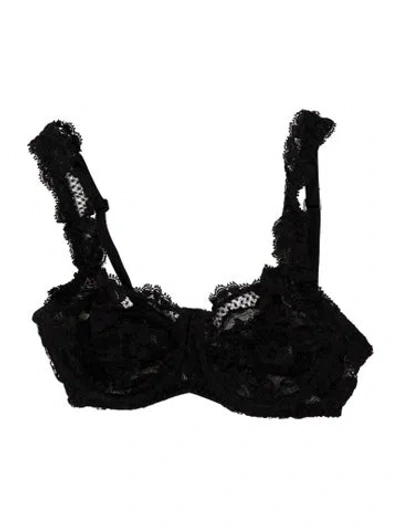 Pre-owned La Perla Lace Pattern Lounge Set W/ Tags In Black