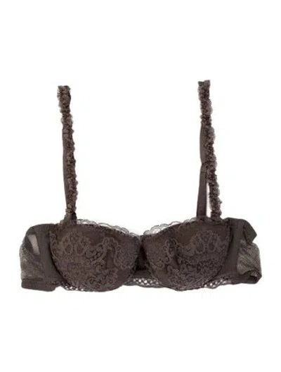 Pre-owned La Perla Lace Pattern Pajamas In Brown