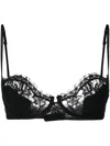 La Perla Lace Story Balconette Bra In Black
