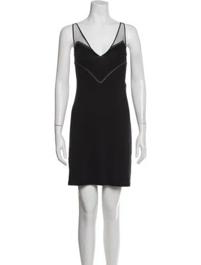 Pre-owned La Perla Lace Trim Embellishment Nightgown In Brown