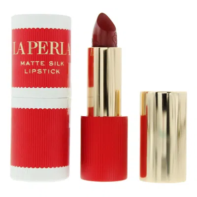 La Perla Ladies Matte Silk Lipstick 0.12 oz 102 Terracotta Red Makeup 5060784160821 In ["red"]