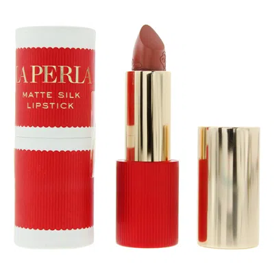 La Perla Ladies Matte Silk Lipstick 0.12 oz 110 Cinnamon Red Makeup 5060784161675 In ["red"]