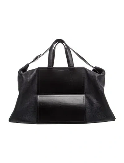 Pre-owned La Perla Leather Weekender Bag In Black