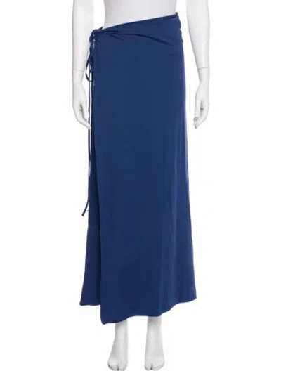 Pre-owned La Perla Long Skirt In Blue