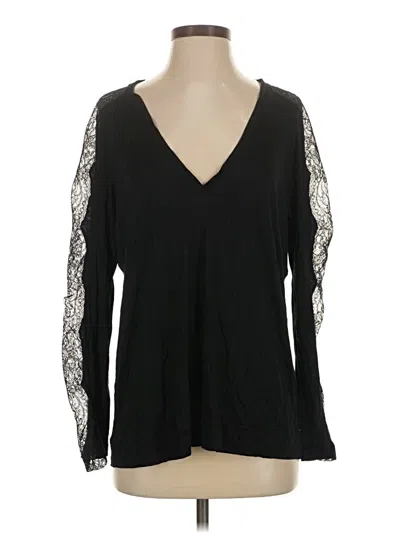 Pre-owned La Perla Long Sleeve Blouse In Black