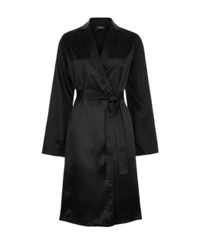 La Perla Long-sleeved Nightgown In Black