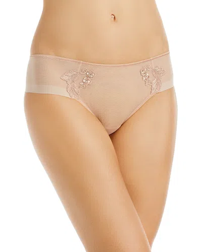 La Perla Medium Mesh Briefs In Sand
