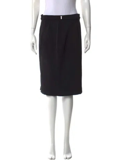 Pre-owned La Perla Midi Length Skirt W/ Tags In Blue