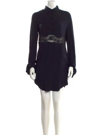 Pre-owned La Perla Mini Dress In Black