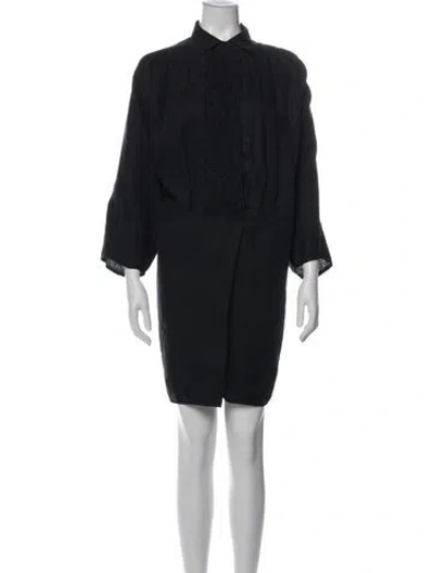 Pre-owned La Perla Mini Dress In Blue