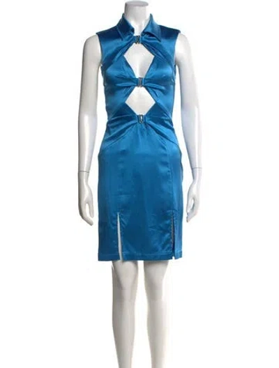 Pre-owned La Perla Mini Dress In Blue