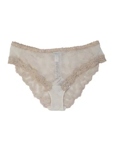 Pre-owned La Perla Nylon Lace Pattern Pajamas W/ Tags In Neutrals