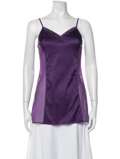 Pre-owned La Perla Nylon Pajamas In Purple