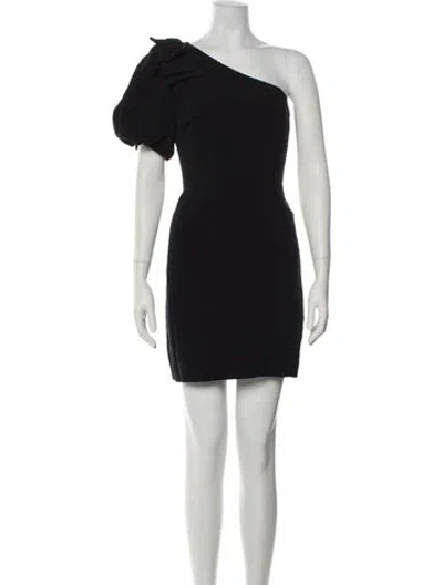 Pre-owned La Perla One-shoulder Mini Dress In Blue