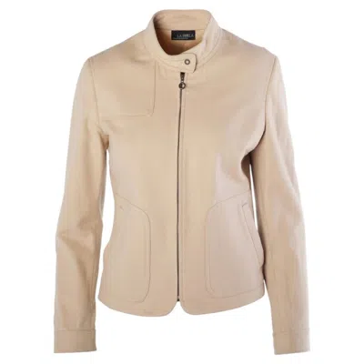 Pre-owned La Perla Openspace Beige Virgin Wool & Cashmere Jacket And Skirt Set - '00s In Brown