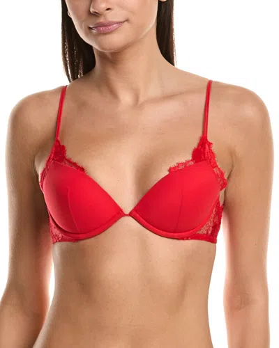 La Perla Poem Padded Push-up Bra In Red
